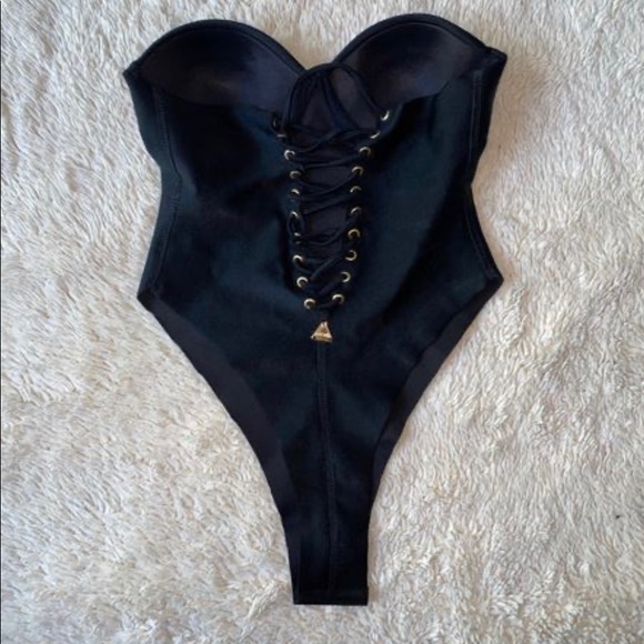 Spandex one piece swimsuit - Picture 3 of 4